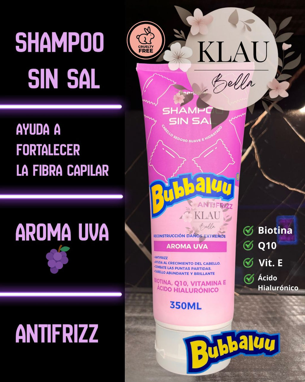 SHAMPOO BUBBALUU 350ml