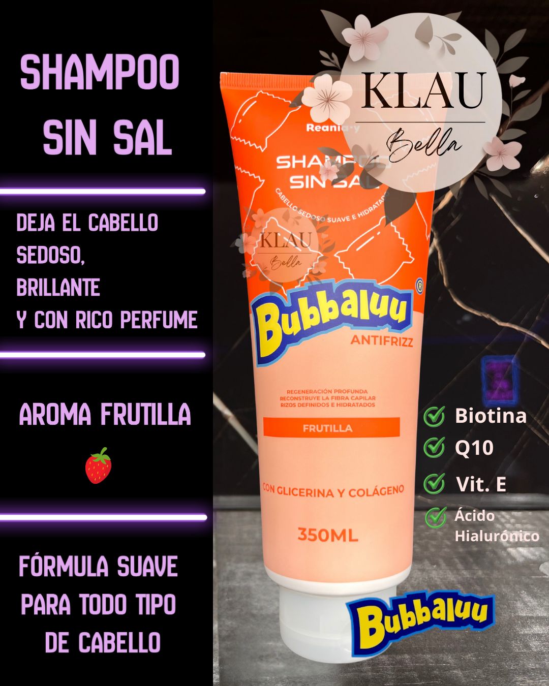 SHAMPOO BUBBALUU 350ml