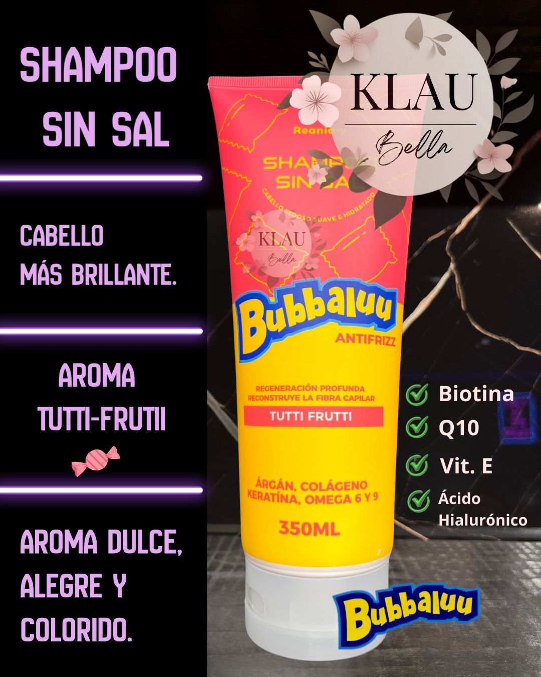 SHAMPOO BUBBALUU 350ml