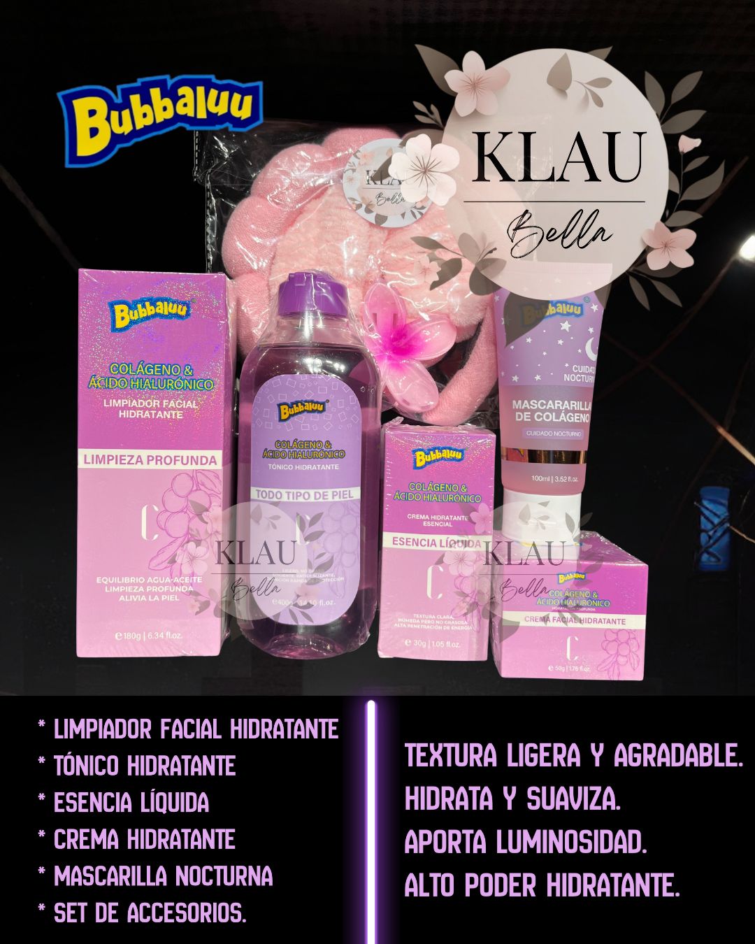 PACK SKINCARE BUBBALUU + SET